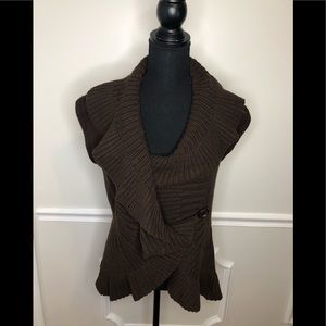 Bandolino Blu sleeveless cardigan sweater